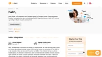 Hallo, hjælper iværksættere med forretningsinternet, telefoni og cloud-tjenester. Få mere at vide om hallo, integration i LiveAgent.