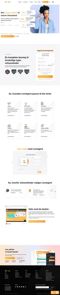 LiveAgent er helpdesk-software, der tilpasser sig behovene i forskellige forretningsmodeller. Se, hvordan LiveAgent passer til din niche. Agenturet Edu og NGO'er er afhængige af LiveAgent.