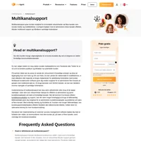 Multikanalsupport er en måde at give dine kunder et bredt spektrum af valgmuligheder for at kontakte dig. Du kan vælge mellem en bred vifte af sociale medieplatforme.