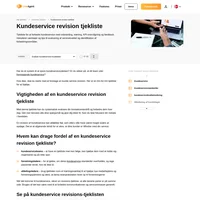Udfyld denne kundeservice revisions tjekliste for at få et overblik over den aktuelle tilstand af din kundeservice, så du kan forbedre den.