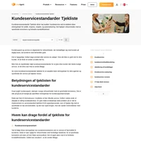 Du behøver ikke lede længere – her er tjeklisten for kundeservicestandarder, der hjælper dig med at dække alle fornødenheder for 2022.