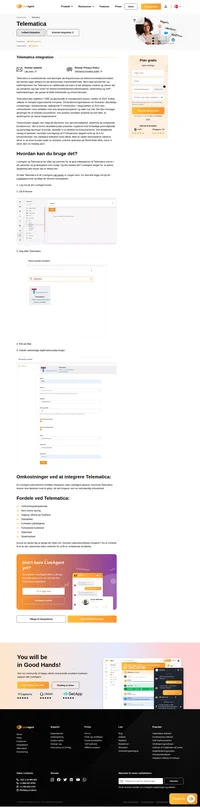 Forbedre din driftsproduktivitet ved gnidningsløs integration af Telematica ind i LiveAgent. Strømlin dine kundeinteraktionsprocedurer og spor opkald med lethed, hvilket medfører forbedret servicekvalitet og optimal produktivitet.