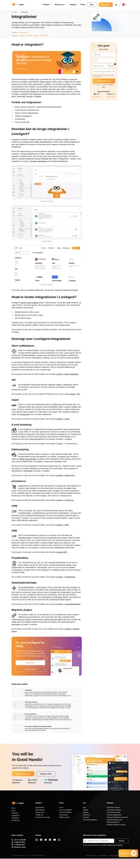 LiveAgent er en kundeservicesoftware, der tilbyder mange integrationer for at forbedre dine arbejdsopgaver. Lær mere om alle mulige LiveAgent-integrationer.