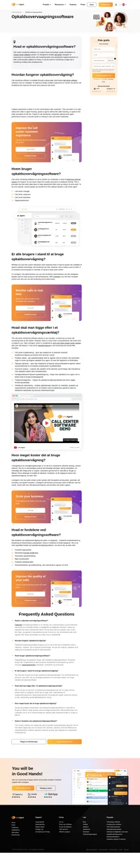 En omfattende callcenter-overvågningssoftware giver dig mulighed for at effektivisere og forbedre kvaliteten af dine opkald.