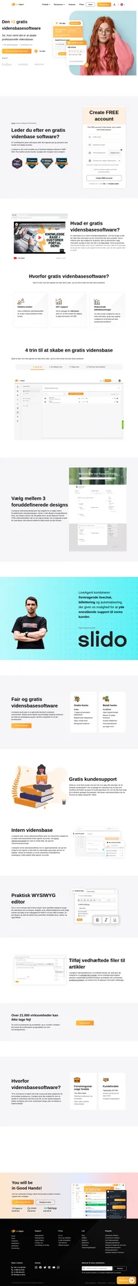 Hvis du leder efter en gratis vidensbase, kan LiveAgent hjælpe dig med at få en gratis. Tag et kig på vores helpdesk og se mere.