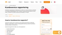 Begynd at forbedre dine produkter og tjenester ved at gennemgå kundeservicerapporter regelmæssigt. Sæt vores rapporter på prøve med vores gratis prøveperiode.