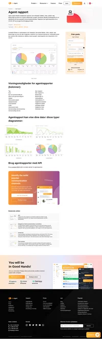 Få en agentrapport over arbejdstid, besvarede billetter, chats, opkald, salg, belønninger og mere. LiveAgent tilbyder dig den perfekte Agent-rapport. Læs mere om det.