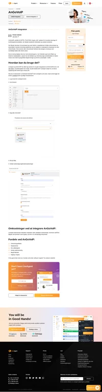 Vær parat til at forbedre kvaliteten af din kundesupport ved at bruge kraften i LiveAgents fejlfri integration med AnGoVoIP. Vent ikke længere, begynd at bruge mulighederne i LiveAgent og AnGoVoIP nu.
