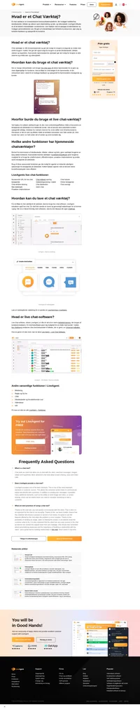 Den hurtigste måde, hvorpå du kan yde support til dine kunder, er at være i kontakt via live chat. Live chat værktøj giver kundeservice i realtid.