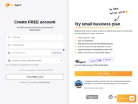 Vil du gerne have en gratis LiveAgent-konto? Fortsæt og tilmeld dig, det er nemt og tager kun et par minutter at konfigurere.