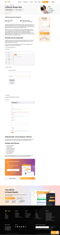 Styrk din operationelle effektivitet ved nemt at integrere LCRcom med LiveAgent. Strømlin dine kundekommunikationsarbejdsgange og spor ubesværet opkald, hvilket fører til forbedret servicekvalitet og øget operationel produktivitet.