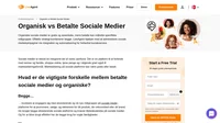Find ud af, hvad forskellen er mellem organiske og betalte sociale medier. Få en tilbundsgående forståelse med forklaringer fra fagfolk.