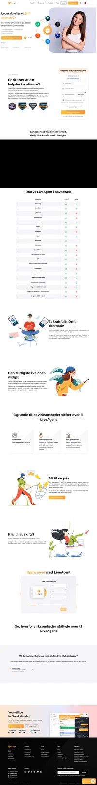 LiveAgent har mere end 175 funktioner, over 40 integrationer og en grænseflade, der hjælper dig med at øge din arbejdsgang. Se en af vores betalte planer eller vælg funktioner.