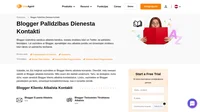 Kā sazināties ar Blogger klientu apkalpošanas dienestu, izmantojot e-pastu, tiešsaistes čata atbalstu, tālruņa numuru, sociālo mediju atbalstu un pašapkalpošanās atbalstu.