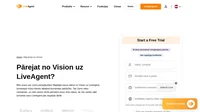 LiveAgent ir saņēmusi visvairāk atsauksmju un ieguvusi pirmo vietu palīdzības dienesta programmatūru kategorijā maziem un vidējiem uzņēmumiem 2020. gadā. Vai vēlaties pāriet no Vision uz LiveAgent? Mēs Jums palīdzēsim!