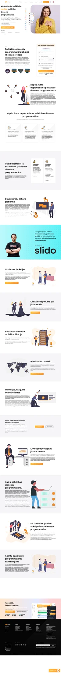 Liveagent ir pilnīgi nokomplektēta palīdzības dienesta programmatūra, kas izmanto pieteikumu apstrādes sistēmu, lai apvienotu visus jūsu palīdzības dienesta procesus.