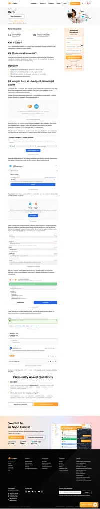 Xero integrācija ļauj viegli pārvaldīt norēķinus no LiveAgent sistēmas. Vienkārši integrējiet to, izmantojot Zapier, un sāciet gūt priekšrocības.