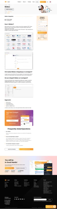 Mobex nodrošina profesionālas telekomunikācijas, kas savieno jūsu uzņēmumu ar visu pasauli. Llasiet vairāk par Mobex integrāciju un tās priekšrocībām.