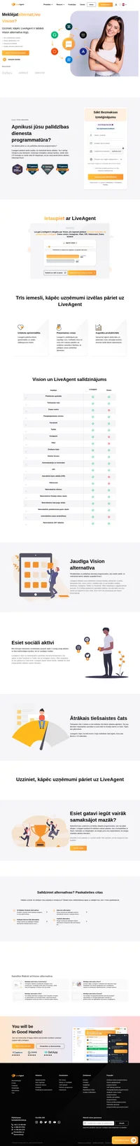 Liveagent piedāvā vairāk iespēju, ja runa ir par klientu atbalsta sniegšanu. Tas ir pilnīgs risinājums jūsu biznesam. Izvēlieties vienu no mūsu trim maksas paketēm vai izvēlieties atsevišķus līdzekļus.