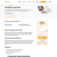 Facebook lead ads integrācija ļauj Jums sekot līdzi saviem potenciālajiem klientiem un klientiem no LiveAgent. Vienkārši integrējiet to, izmantojot Zapier, un sāciet gūt priekšrocības.