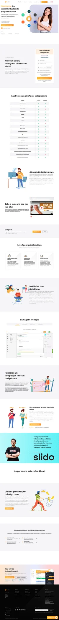 Meklējat labāku risinājumu LivePerson vietā? Iepazīstieties ar LiveAgent - godalgotu vairākkanālu atbalsta dienesta programmatūru!
