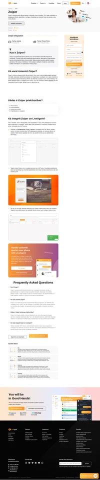 Zoiper ir neticami vienkārši lietojama programmiskā tālruņa programma, kas bez kavēšanās var iesaistīties jūsu LiveAgent zvanu centra darbā.