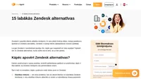 Izvēlieties savām vajadzībām labāko Zendesk alternatīvu! Uzlabojiet klientu apkalpošanu, izmantojot rentablas iespējas, izcilu atbalstu un ar funkcijām bagātus risinājumus.
