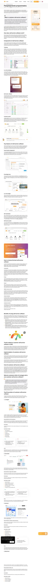 Paplašiniet atbalsta iespējas ar LiveAgent palīdzības dienesta un pašapkalpošanās programmatūru. Ļaujiet saviem klientiem pašiem risināt problēmas - 24 stundas diennaktī, 7 dienas nedēļā.