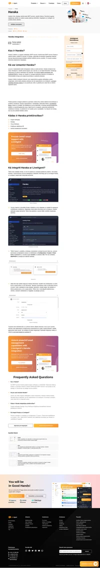 Haraka ir efektīvs un augstas veiktspējas SMTP serveris, kas ir piemērots īpaši augstas datplūsmas vietnēm.