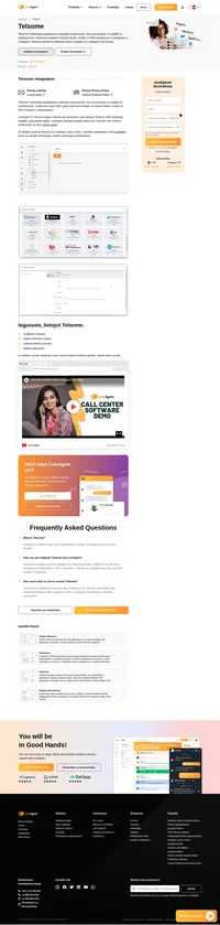 Telsome ir telefonijas pakalpojumu sniedzējs uzņēmumiem, kas koncentrējas uz kvalitāti un uzlabojumiem. Uzziniet par Telsome integrāciju LiveAgent
