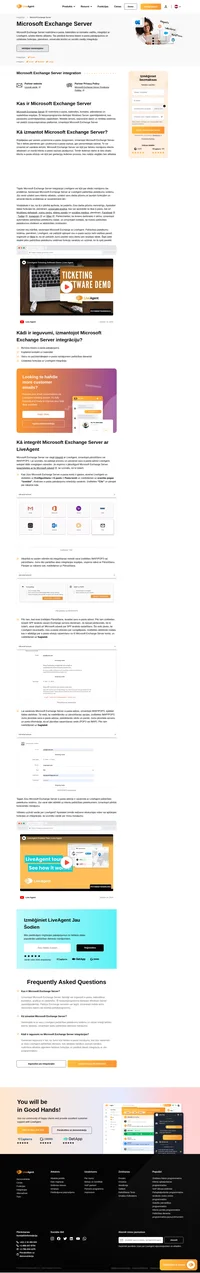 Izmantojot Microsoft Exchange Server, lietotāji var organizēt e-pastu, kalendārus, kontaktus, grafikus un sadarbību.