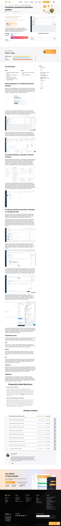 Uzlabojiet savu klientu apkalpošanu, izmantojot 15 labākās Freshdesk alternatīvas! Pārveidojiet savus atbalsta procesus un paceliet klientu apmierinātību nebijušos augstumos jau šodien.
