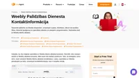 Kā sazināties ar Weebly klientu apkalpošanas dienestu, izmantojot e-pastu, tiešsaistes čata atbalstu, tālruņa numuru, sociālo mediju atbalstu un pašapkalpošanās atbalstu.