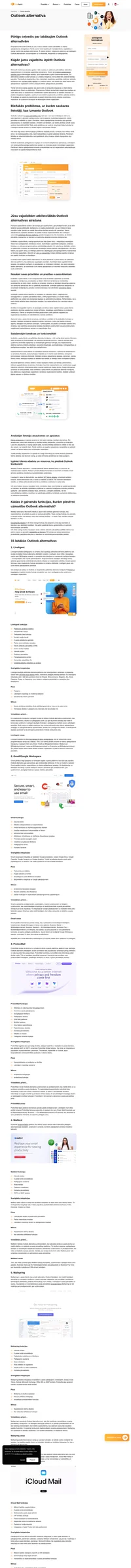 Atklājiet vadošās Outlook alternatīvas, lai paaugstinātu savu produktivitāti, optimizētu e-pasta pārvaldību un optimizētu saziņu.