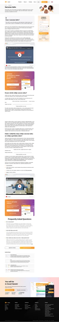 Sarunas laiks ir vērtīga zvanu centra metrika, kas palīdz sasniegt augstu klientu apmierinātības līmeni.