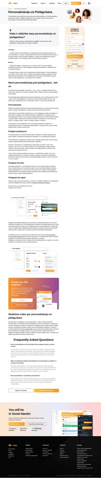 Uzziniet, kāda ir atšķirība starp personalizāciju un pielāgošanu. Padziļināti izprotiet klientu apkalpošanas koncepcijas, saņemot skaidrojumus no profesionāļiem.