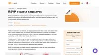 Izmantojiet mūsu pievilcīgās RSVP e-pasta sagataves gan tiešsaistes, gan bezsaistes pasākumiem . Iepazīstieties ar mūsu vienkāršo pamācību.
