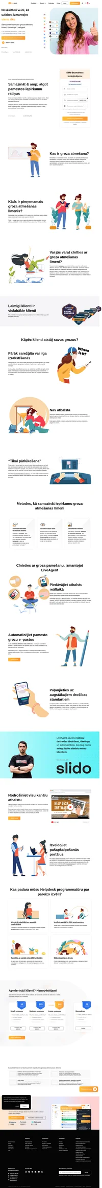 Cīnieties ar grozu pamešanu un atgūstiet pircējus, izmantojot LiveAgent uzlabotās tiešsaistes tērzēšanas un automatizācijas funkcijas. Izmantojot LiveAgent, tas ir vienkārši.