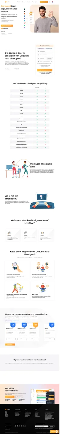Op zoek om van LiveChat naar LiveAgent te migreren? Voeg je bij bedrijven als Huawei, BMW, Yamaha en O2 om ondersteuning van wereldklasse te bieden.