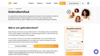 Er treedt een gebruikersfout op als alles perfect is aan uw kant en de gebruiker klaagt over een fout. De kans is dat de fout aan hun kant is.