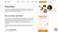 Live vertegenwoordigers kunnen eenvoudig tickets delen door gebruik te maken van de interne live chat. Als een vertegenwoordiger een juist ticket-ID gebruikt, wordt er automatisch een hyperlink naar gemaakt.