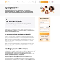 Kom meer te weten over de gespreksresolutie. Begrijp de concepten voor klantenondersteuning diepgaand met eenvoudige uitleg van professionals.