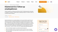 Verbeter de tevredenheid van uw klanten met onze emailsjablonen voor follow-up van onze klantenservice. Verras uw klanten vandaag nog met geweldige service!