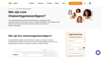 Live chat vertegenwoordigers zijn medewerkers die verzoeken en vragen van klanten beantwoorden via live chat. Ze geven in realtime antwoorden aan klanten.