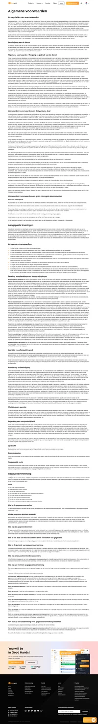 Door deze algemene voorwaarden van de service overeenkomst te aanvaarden of door toegang te krijgen tot of gebruik te maken van de service of website, erkent u dat u de algemene voorwaarden van de service overeenkomst hebt gelezen, begrepen en ermee akkoord gaat.