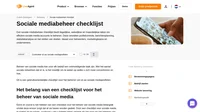 Wilt u sociale media beheren als een pro? Met behulp van deze checklist voor het beheer van sociale media zullen uw accounts van de grond komen.