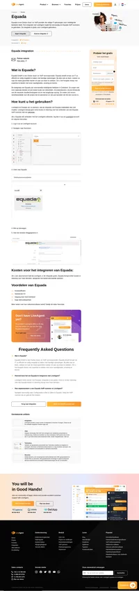 Het gebruik van het Equada VoIP-nummer met de oplossing van onze LiveAgent is nog nooit zo eenvoudig geweest. Bekijk ons artikel voor meer informatie.