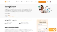 Met SpringBuilder-integratie voor LiveAgent kunt u uw communicatie met klanten versnellen via een geweldig ticketsysteem en een snelle live chat.
