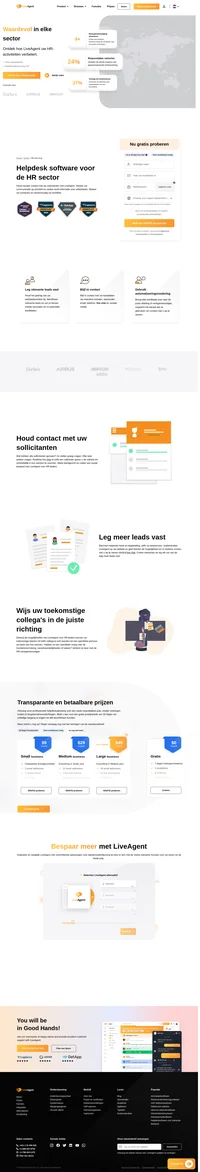 De gratis proefversie van LiveAgent helpt u dichter bij uw sollicitanten te komen. Sorteer uw communicatie op prioriteit en verlies nooit informatie over sollicitanten.