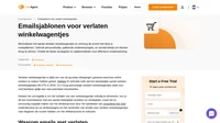 De emailsjablonen voor verlaten winkelwagentjes van LiveAgent zullen uw klanten opnieuw aanspreken en hen overtuigen om hun aankoop te voltooien.